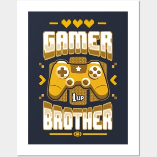 Gamer Brother Posters and Art